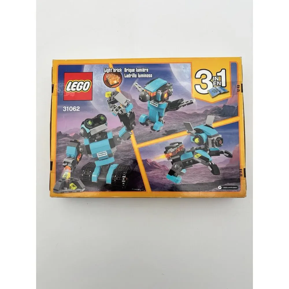 New In Box Retired LEGO Creator 31062 - 3 in 1 Robo Explorer New Sealed